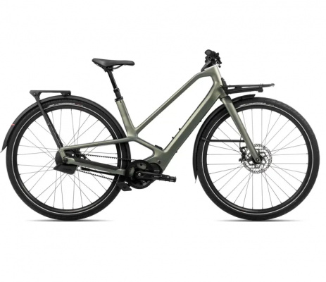 Orbea Diem 10 E-Road Bike In Spaceship Green Matt