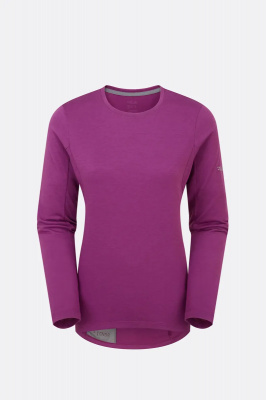 Rab Cinder Crimp LS Tee Womens Plum