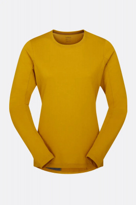Rab Cinder Crimp LS Tee Womens Sahara