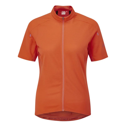 Rab Cinder Womens Jersey in Red Grapefruit