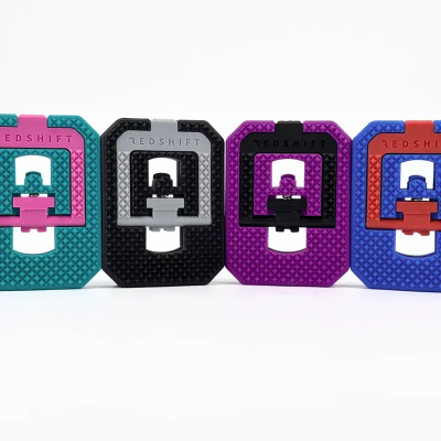 Redshift Sports Mousetrap Pedal Adapters in Purple/Black