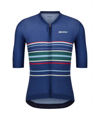 Santini BENGAL EVO  SS JERSEY UNISEX BLU NAUTICA