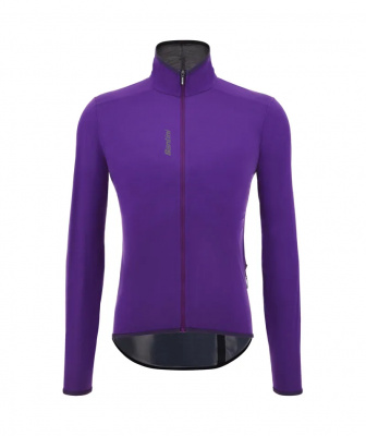 Santini MAGIC - PACKABLE WATERPROOF JACKET UNISEX VIOLA