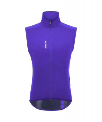 Santini MAGIC - PACKABLE WATERPROOF VEST UNISEX VIOLA
