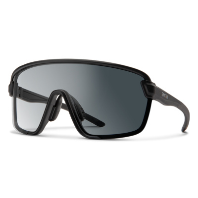 Smith Bobcat Sunglasses Matte Black Chromapop Photochromic Clear to Gray