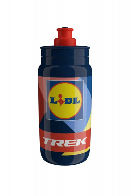 Trek Lidl-Trek Team Elite Water Bottle 550ml in Blue/Yellow