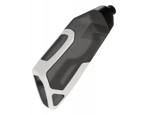 Trek RSL Aero Water Bottle and Cage In Era White/Grey Gloss