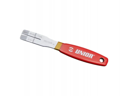 Unior 2 for 1 202x31mm Disc Brake Tool in Red/Orange