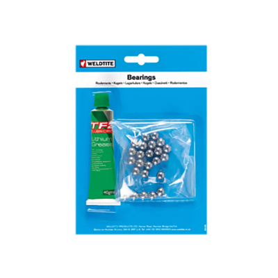 Weldtite 1/8-inch Ball Bearings with Grease - 72 Ball Bearings