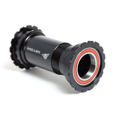 Wheels Manufacturing 386EVO Thread ABEC-3 BB in Black