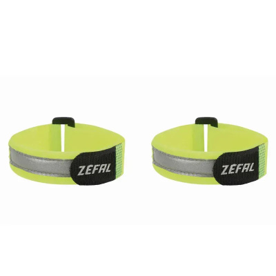 Zefal Doowah Trouser Straps in Fluorescent Yellow