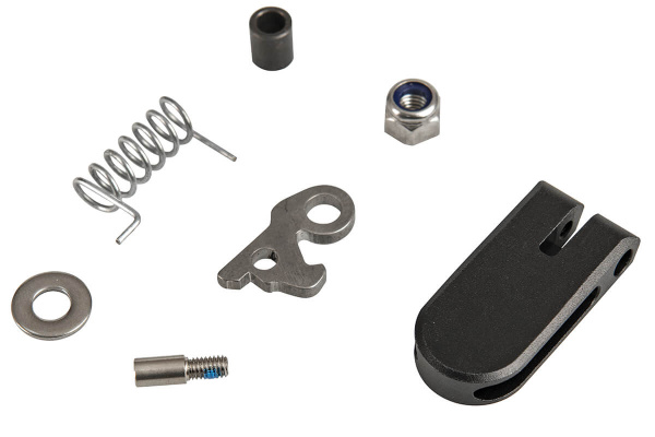 Brompton Rear Frame Clip Assembly - Black Aluminium