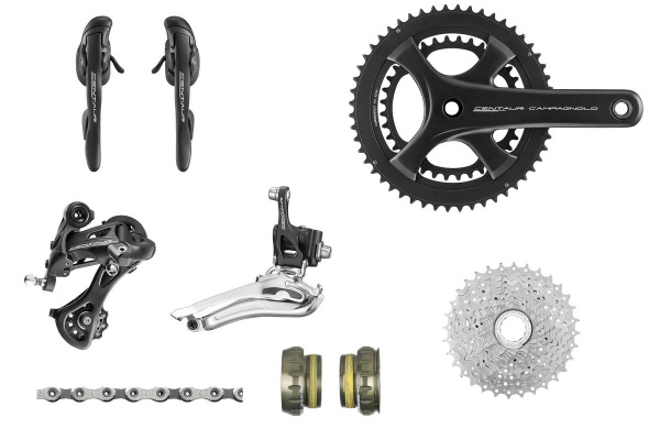 Campagnolo Centaur 11-Speed Groupset Without Brakes - Black
