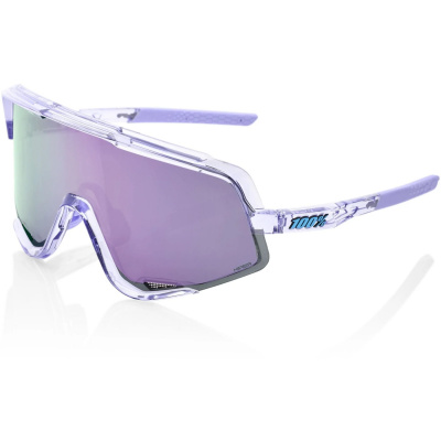 100% Glendale Sunglasses Translucent Lavender/hiper Lavender Mirror Lens Polished Translucent Lavender/HiPER Lavender Mirror Lens