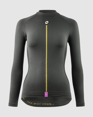 ASSOS Women's Spring Fall LS Skin Layer P1 0 / Anthracite Grey