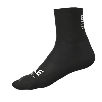 Ale Clothing Strada 2.0 Q-Skin 14cm Socks Black / S