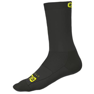 Ale Clothing Team Q-Skin 18cm Socks Black / S