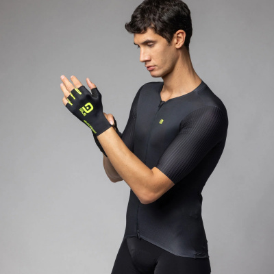 Ale Clothing Velocissimo Summer Mitts Black-Fluro / XS