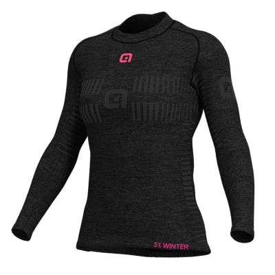 Ale Clothing Womens Seamless Wool Baselayer Grey / M L