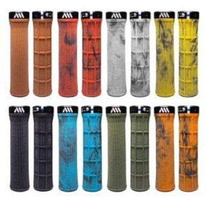 All Mountain Style Berm Grips Blue Camo