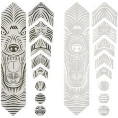 All Mountain Style Honeycomb Frame Guard Basic Frame Protection Kit Wolf Wolf Grey