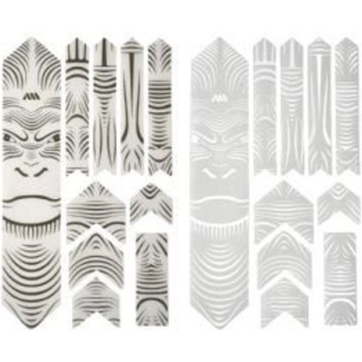 All Mountain Style Honeycomb Frame Guard Extra Frame Protection Kit Ape Ape White