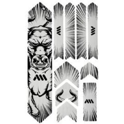 All Mountain Style Honeycomb Frame Guard Extra Frame Protection Kit Bull Bull Black