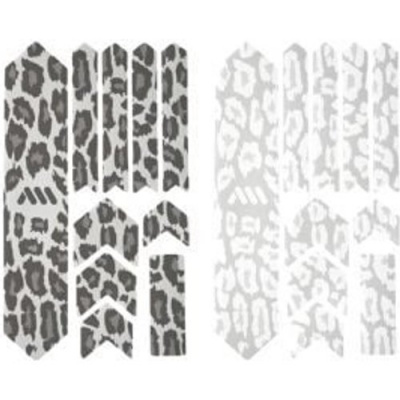All Mountain Style Honeycomb Frame Guard Extra Frame Protection Kit Cheetah Cheetah White