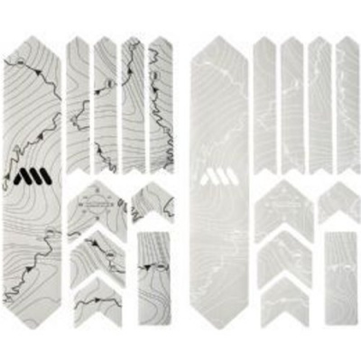 All Mountain Style Honeycomb Frame Guard Extra Frame Protection Kit Tracks Tracks White