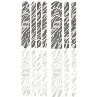 All Mountain Style Honeycomb Frame Guard Full Frame Protection Kit Zebra Zebra Grey