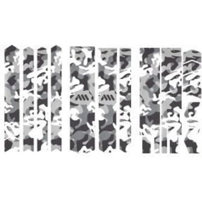 All Mountain Style Honeycomb Frame Guard Total Frame Protection Kit Camo Camo Grey