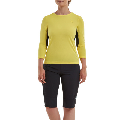 Altura Kielder Women's Lightweight 3/4 Sleeve Cycling Jersey YELLOW / 10