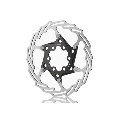 Ashima 2-Piece Lightweight Rotor ARO-18 (includes 6x alloy rotor bolts): BLACK
