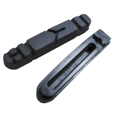 Ashima Shimano Road Brake Insert Rubber/Plastic Matrix Pads - Pro-G Compound - Carbon Rim BLACK