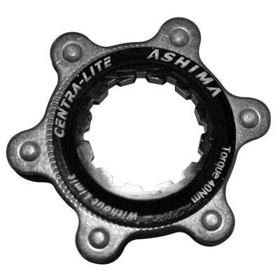 Ashima Ultra Light Centre Lock Hub Adaptor Black