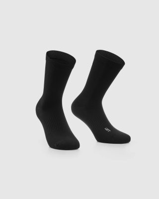 Assos Essence Socks High Twin Pack Size 35-38 0 - Black