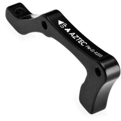 Aztec Adapter for post type calliper to IS frame mount, 203 mm rotor