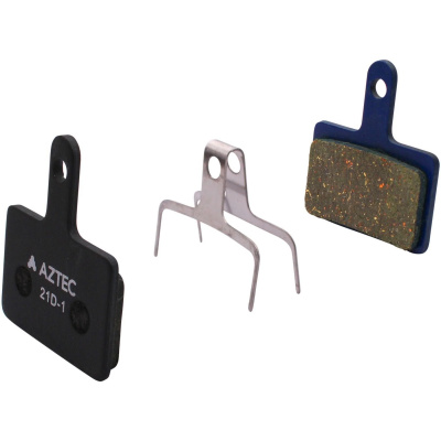 Aztec Organic Disc Brake Pads for Shimano Deore M515 / M525 / M575 / TRP / Promax black