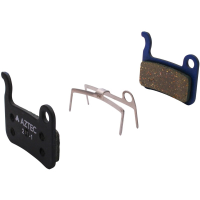 Aztec Organic Disc Brake Pads for Shimano XTR M975 / M965 / M966 / Saint M800 black