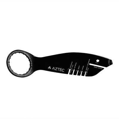 Aztec Shark Rotor Wear Indicator and Lockring Wrench black
