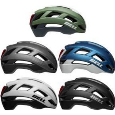 Bell Falcon Xr Led Mips Road Helmet Small - White/Black