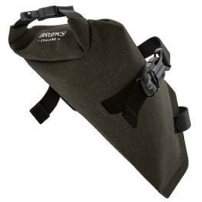 Brooks Scape 1 Litre Saddle Roll Bag 1 Litre - Mud Green