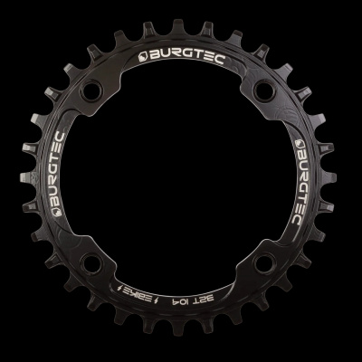 Burgtec 104mm BCD E-Bike Steel Thick Thin Chainring 32T / Inside Fit / Burgtec Black