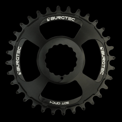 Burgtec 3mm Offset Thick Thin Chainring for Race Face Cinch 28T / Burgtec Black