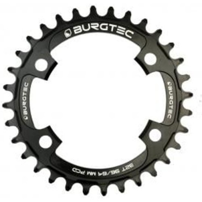 Burgtec 96/64mm Pcd Thick Thin Chainring 30T - Burgtec Black