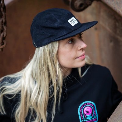 Burgtec Arcade Five Panel Cap 2026 Black