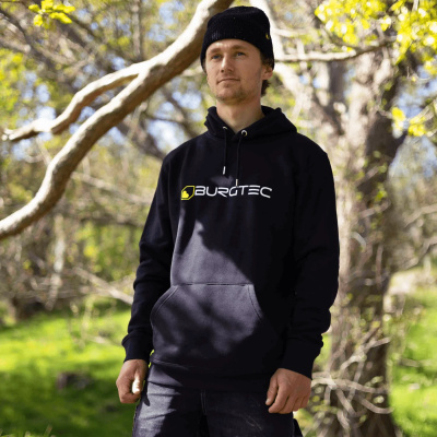 Burgtec Black Logo Hoodie S