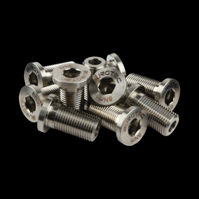 Burgtec Evil Flip Chip + Bone Link Titanium Bolt Kit Set of 10
