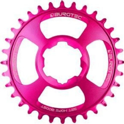Burgtec Hope Boost Direct Mount Thick Thin Chainring Toxic Barbie Pink 34T - Toxic Barbie Pink
