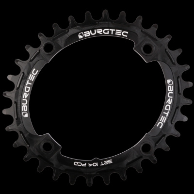 Burgtec Oval 104mm BCD Thick Thin Chainring